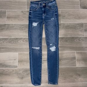 American Eagle ripped jeans